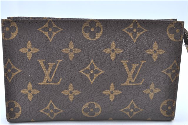 Authentic LOUIS VUITTON Monogram Pouch For Bucket PM LV Junk H7557