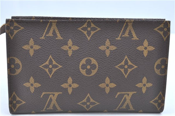 Authentic LOUIS VUITTON Monogram Pouch For Bucket PM LV Junk H7557