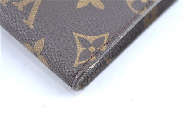 Authentic LOUIS VUITTON Monogram Pouch For Bucket PM LV Junk H7557