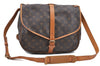 Auth LOUIS VUITTON Monogram Saumur 35 Shoulder Cross Body Bag M42254 LV H7558
