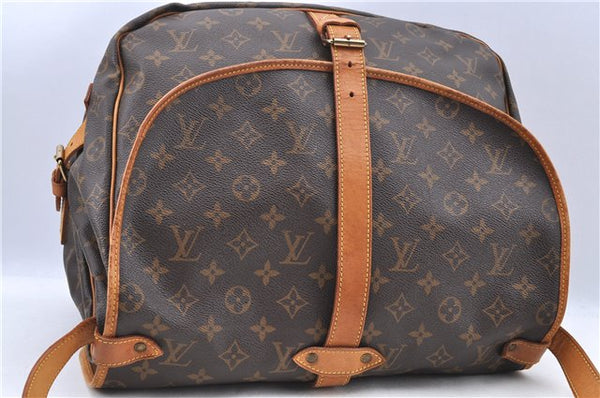 Auth LOUIS VUITTON Monogram Saumur 35 Shoulder Cross Body Bag M42254 LV H7558