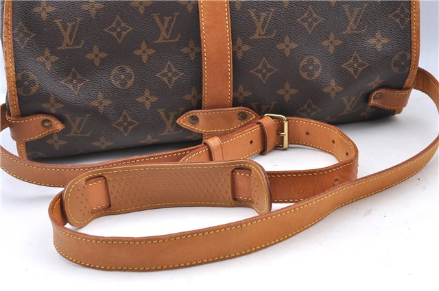 Auth LOUIS VUITTON Monogram Saumur 35 Shoulder Cross Body Bag M42254 LV H7558