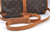 Auth LOUIS VUITTON Monogram Saumur 35 Shoulder Cross Body Bag M42254 LV H7558