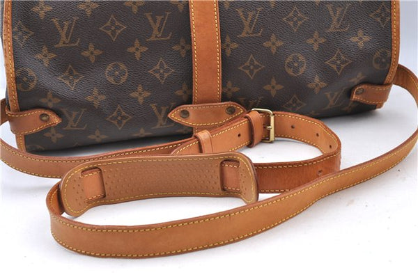 Auth LOUIS VUITTON Monogram Saumur 35 Shoulder Cross Body Bag M42254 LV H7558