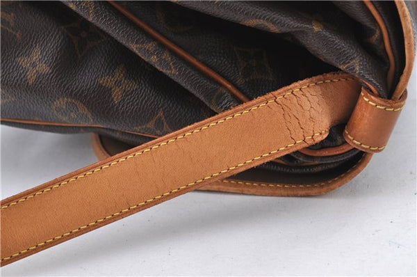 Auth LOUIS VUITTON Monogram Saumur 35 Shoulder Cross Body Bag M42254 LV H7558