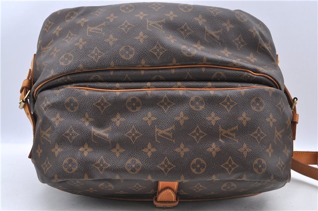 Auth LOUIS VUITTON Monogram Saumur 35 Shoulder Cross Body Bag M42254 LV H7558