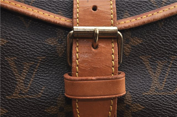 Auth LOUIS VUITTON Monogram Saumur 35 Shoulder Cross Body Bag M42254 LV H7558