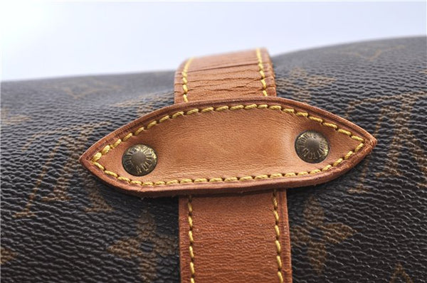 Auth LOUIS VUITTON Monogram Saumur 35 Shoulder Cross Body Bag M42254 LV H7558