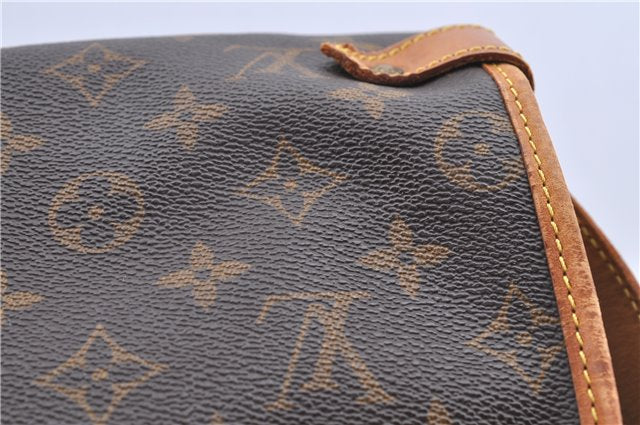 Auth LOUIS VUITTON Monogram Saumur 35 Shoulder Cross Body Bag M42254 LV H7558