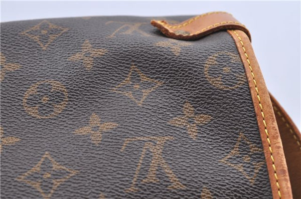Auth LOUIS VUITTON Monogram Saumur 35 Shoulder Cross Body Bag M42254 LV H7558