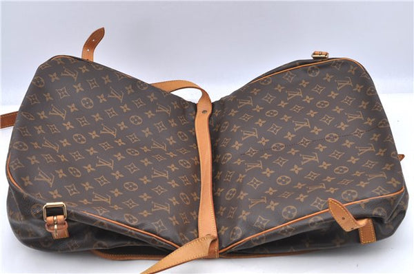 Auth LOUIS VUITTON Monogram Saumur 35 Shoulder Cross Body Bag M42254 LV H7558
