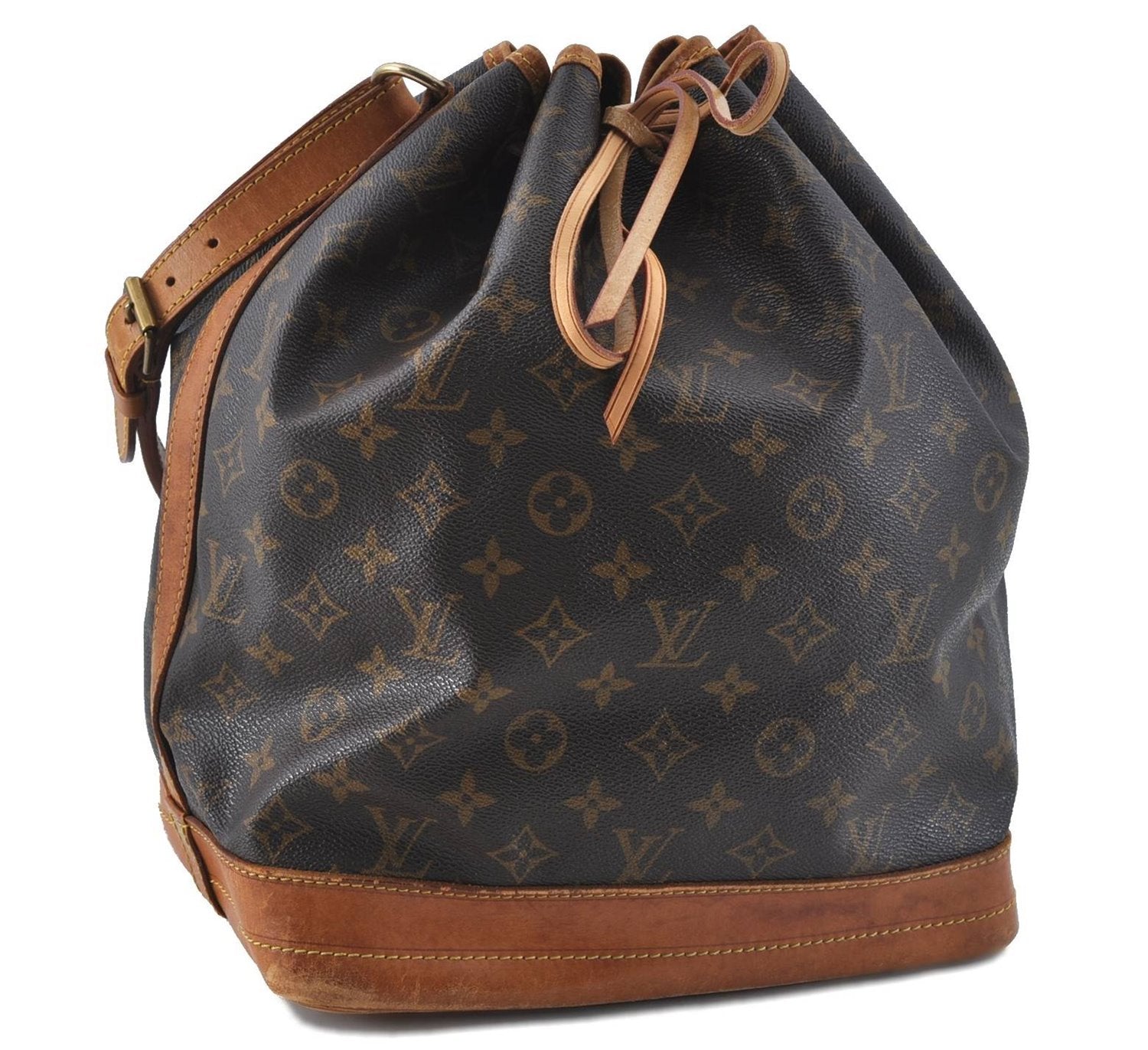 Authentic LOUIS VUITTON Monogram Noe Shoulder Bag M42224 LV H7560