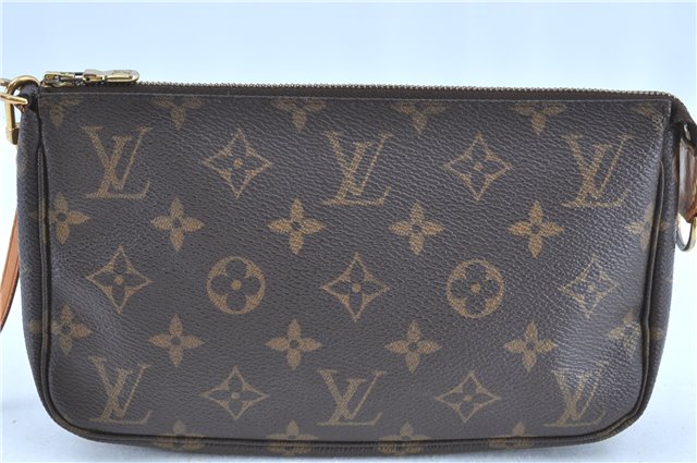 Authentic LOUIS VUITTON Monogram Pochette Accessoires Pouch M51980 LV H7561
