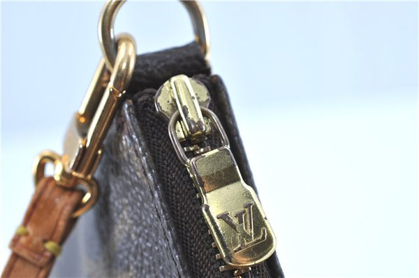 Authentic LOUIS VUITTON Monogram Pochette Accessoires Pouch M51980 LV H7561