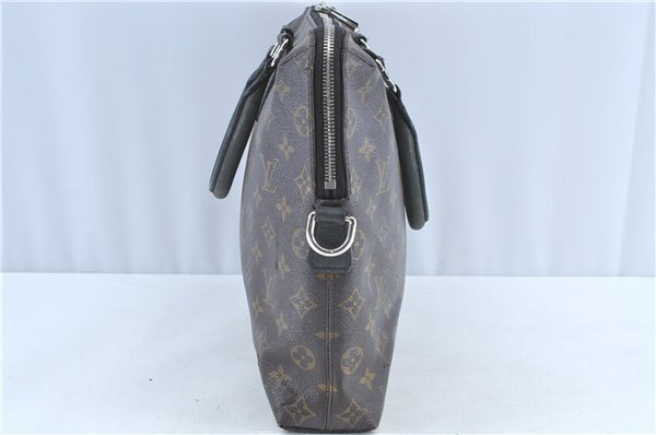 Auth LOUIS VUITTON Monogram Macassar Porte Documents Jour Briefcase LV H7564