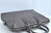 Auth LOUIS VUITTON Monogram Macassar Porte Documents Jour Briefcase LV H7564