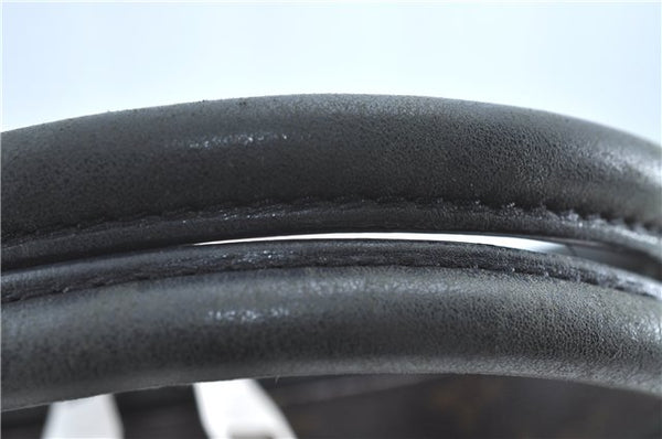 Auth LOUIS VUITTON Monogram Macassar Porte Documents Jour Briefcase LV H7564