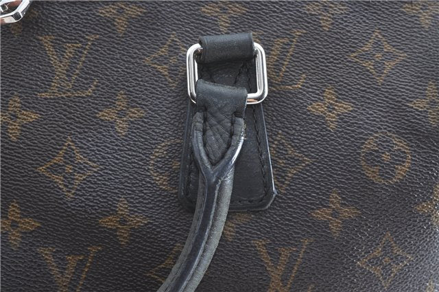 Auth LOUIS VUITTON Monogram Macassar Porte Documents Jour Briefcase LV H7564