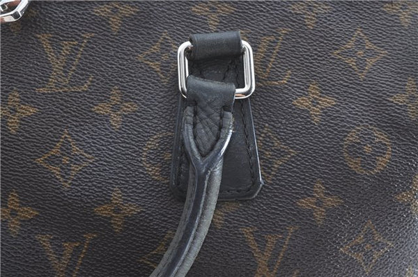 Auth LOUIS VUITTON Monogram Macassar Porte Documents Jour Briefcase LV H7564