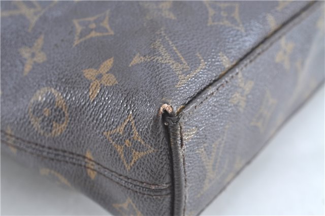 Auth LOUIS VUITTON Monogram Macassar Porte Documents Jour Briefcase LV H7564