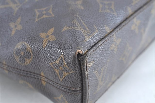 Auth LOUIS VUITTON Monogram Macassar Porte Documents Jour Briefcase LV H7564