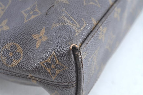Auth LOUIS VUITTON Monogram Macassar Porte Documents Jour Briefcase LV H7564