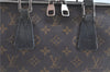 Auth LOUIS VUITTON Monogram Macassar Porte Documents Jour Briefcase LV H7564