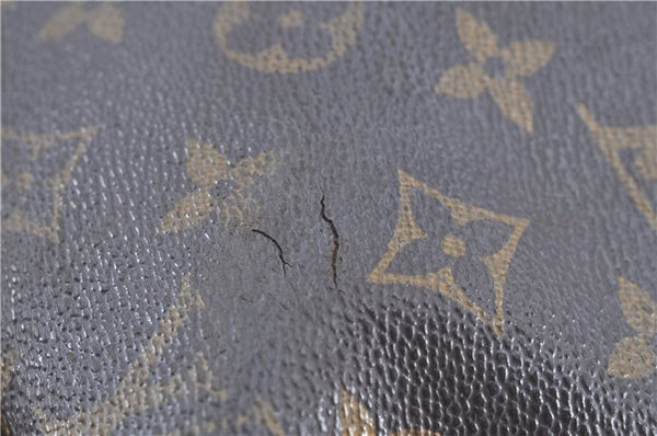 Auth LOUIS VUITTON Monogram Macassar Porte Documents Jour Briefcase LV H7564