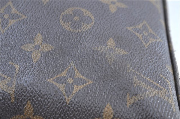 Auth LOUIS VUITTON Monogram Macassar Porte Documents Jour Briefcase LV H7564