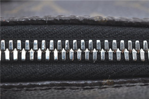 Auth LOUIS VUITTON Monogram Macassar Porte Documents Jour Briefcase LV H7564