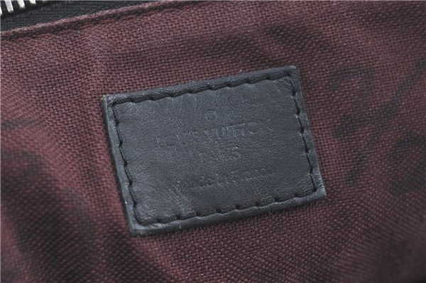 Auth LOUIS VUITTON Monogram Macassar Porte Documents Jour Briefcase LV H7564