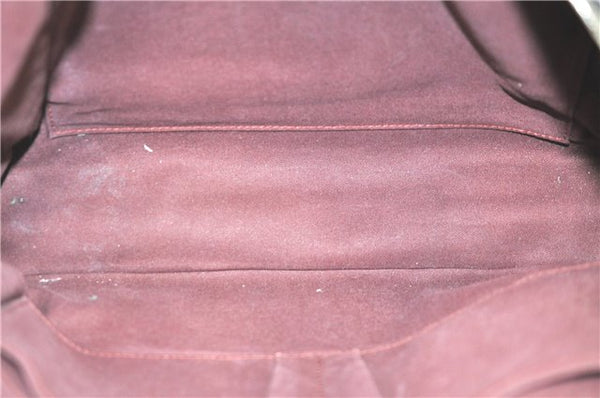 Auth LOUIS VUITTON Monogram Macassar Porte Documents Jour Briefcase LV H7564