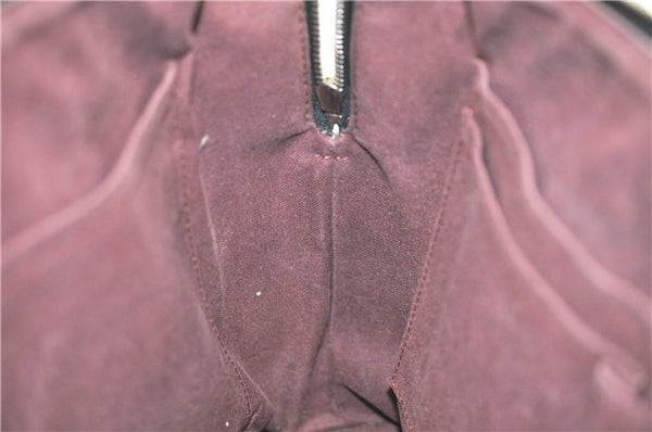 Auth LOUIS VUITTON Monogram Macassar Porte Documents Jour Briefcase LV H7564