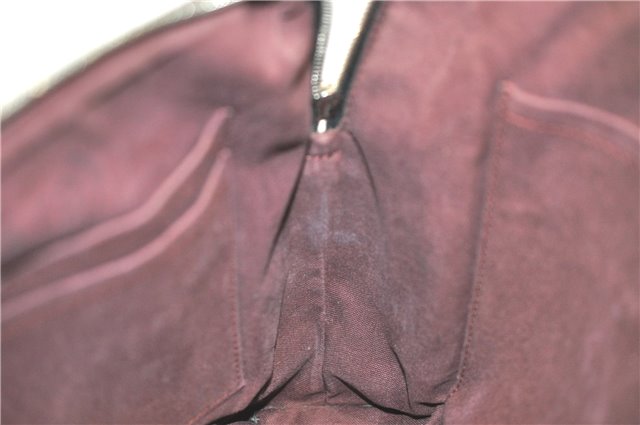 Auth LOUIS VUITTON Monogram Macassar Porte Documents Jour Briefcase LV H7564