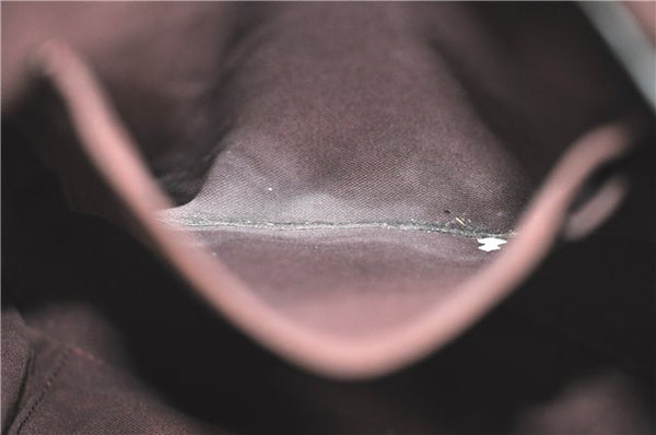 Auth LOUIS VUITTON Monogram Macassar Porte Documents Jour Briefcase LV H7564