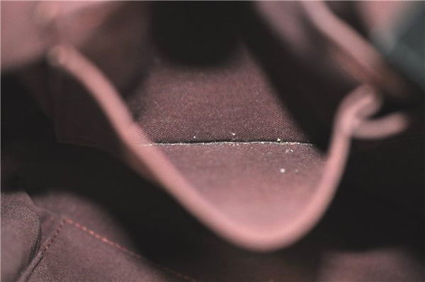 Auth LOUIS VUITTON Monogram Macassar Porte Documents Jour Briefcase LV H7564