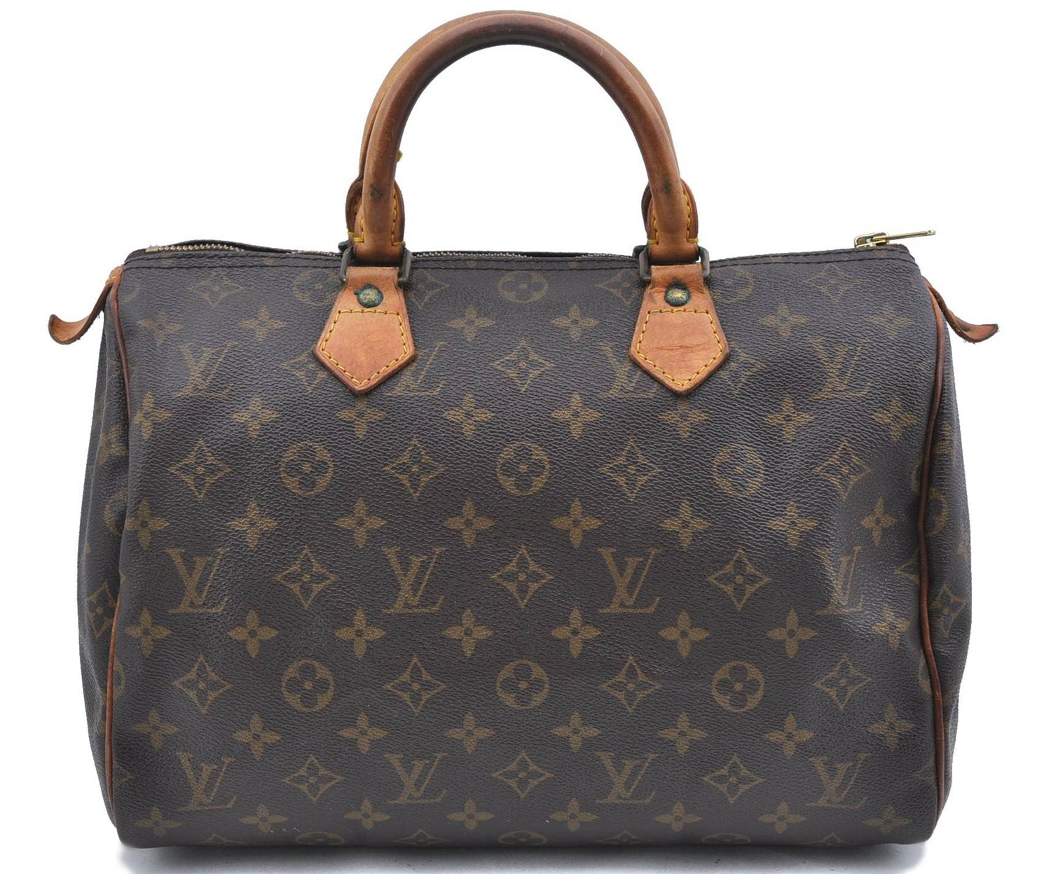 Authentic LOUIS VUITTON Monogram Speedy 30 Hand Bag M41526 LV Junk H7568