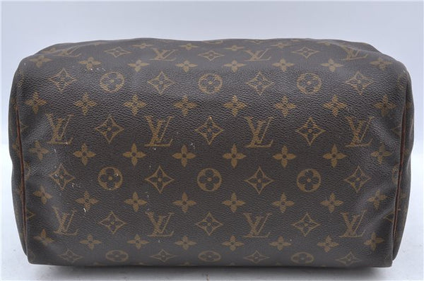 Authentic LOUIS VUITTON Monogram Speedy 30 Hand Bag M41526 LV Junk H7568