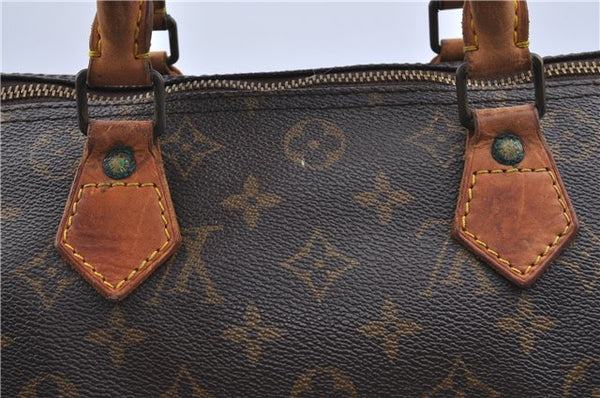 Authentic LOUIS VUITTON Monogram Speedy 30 Hand Bag M41526 LV Junk H7568