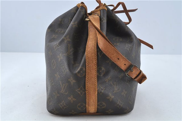 Authentic LOUIS VUITTON Monogram Petit Noe Shoulder Bag M42226 LV H7574