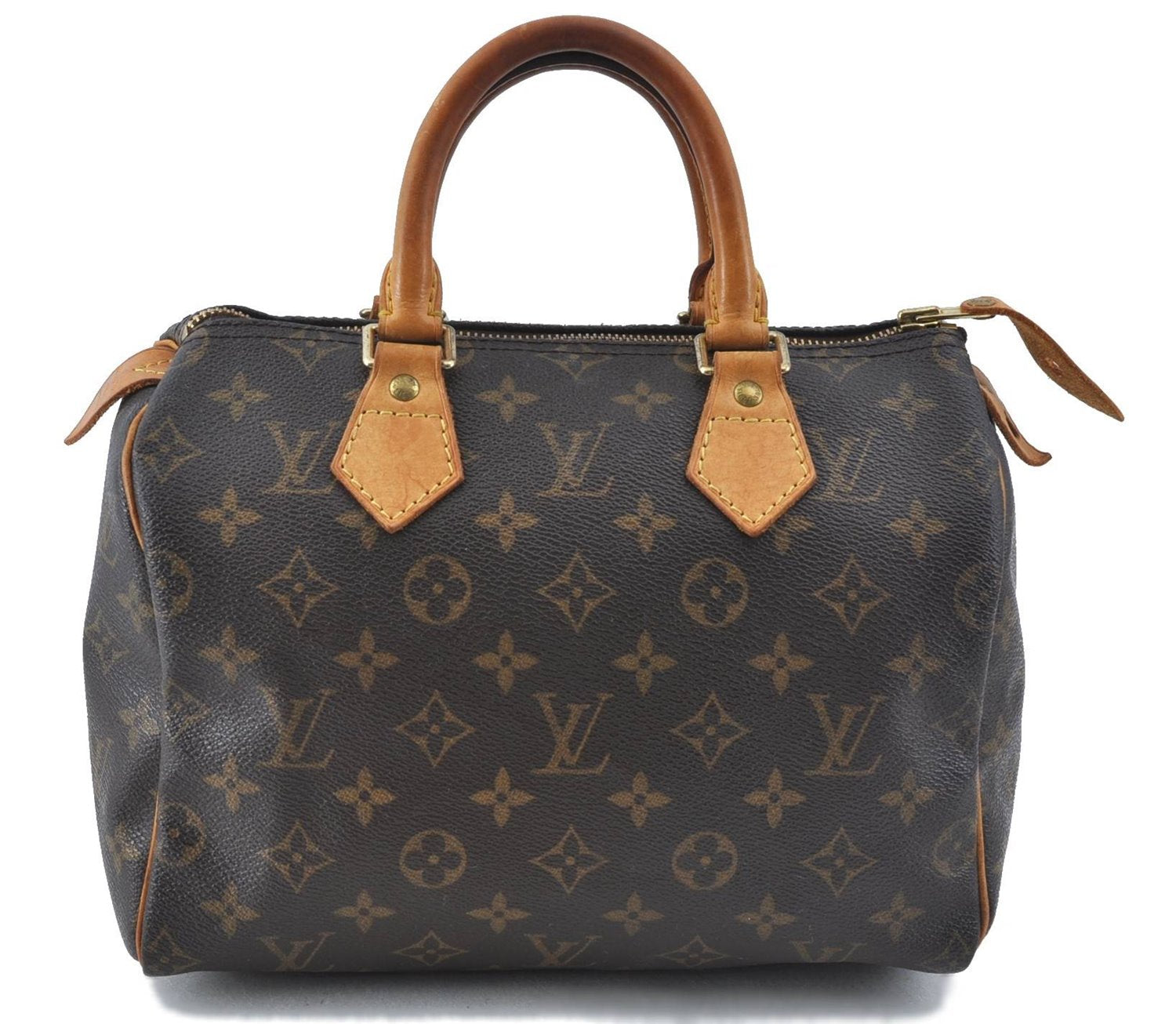 Authentic LOUIS VUITTON Monogram Speedy 25 Hand Bag M41529 LV H7580