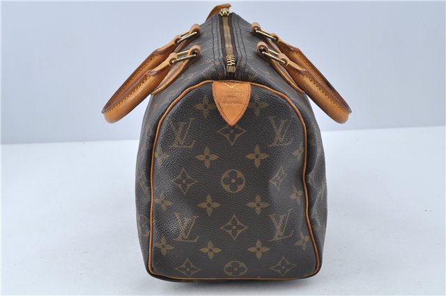 Authentic LOUIS VUITTON Monogram Speedy 25 Hand Bag M41529 LV H7580