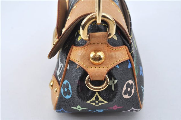 Auth LOUIS VUITTON Monogram Multicolor Marilyn Shoulder Bag M40128 Black H7582