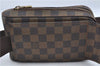 Authentic Louis Vuitton Damier Geronimos Waist Body Bag N51994 LV H7586