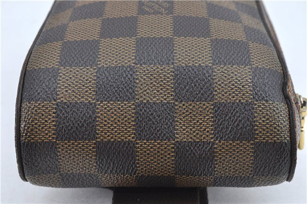 Authentic Louis Vuitton Damier Geronimos Waist Body Bag N51994 LV H7586