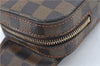 Authentic Louis Vuitton Damier Geronimos Waist Body Bag N51994 LV H7586