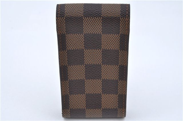 Authentic LOUIS VUITTON Damier Etui Cigarette Case N63024 LV H7589