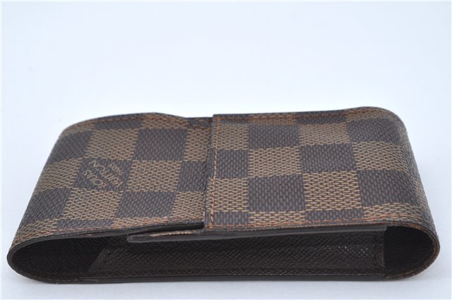 Authentic LOUIS VUITTON Damier Etui Cigarette Case N63024 LV H7589