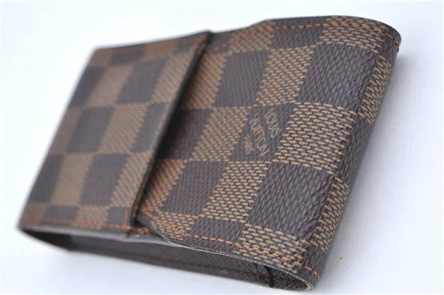 Authentic LOUIS VUITTON Damier Etui Cigarette Case N63024 LV H7589