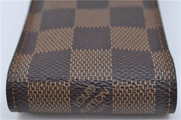 Authentic LOUIS VUITTON Damier Etui Cigarette Case N63024 LV H7589